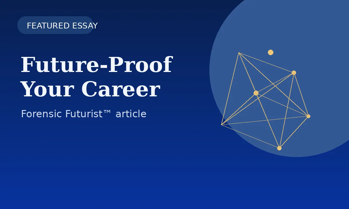 Visual cover for Future-Proof Your Career: Six Forensic Futurist™ Principles for Every Professional