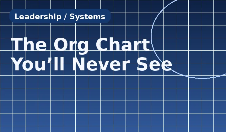 Cover-style thumbnail for The Org Chart You'll Never See