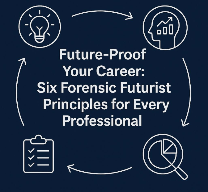 Quote image for Future-Proof Your Career: Six Forensic Futurist™ Principles for Every Professional